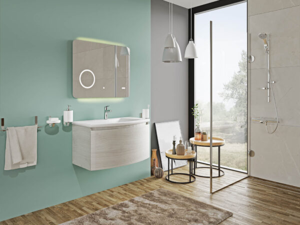 Mobile Sotto Lavabo Copricolonna da Bagno Bianco Feridras - Bricolfer