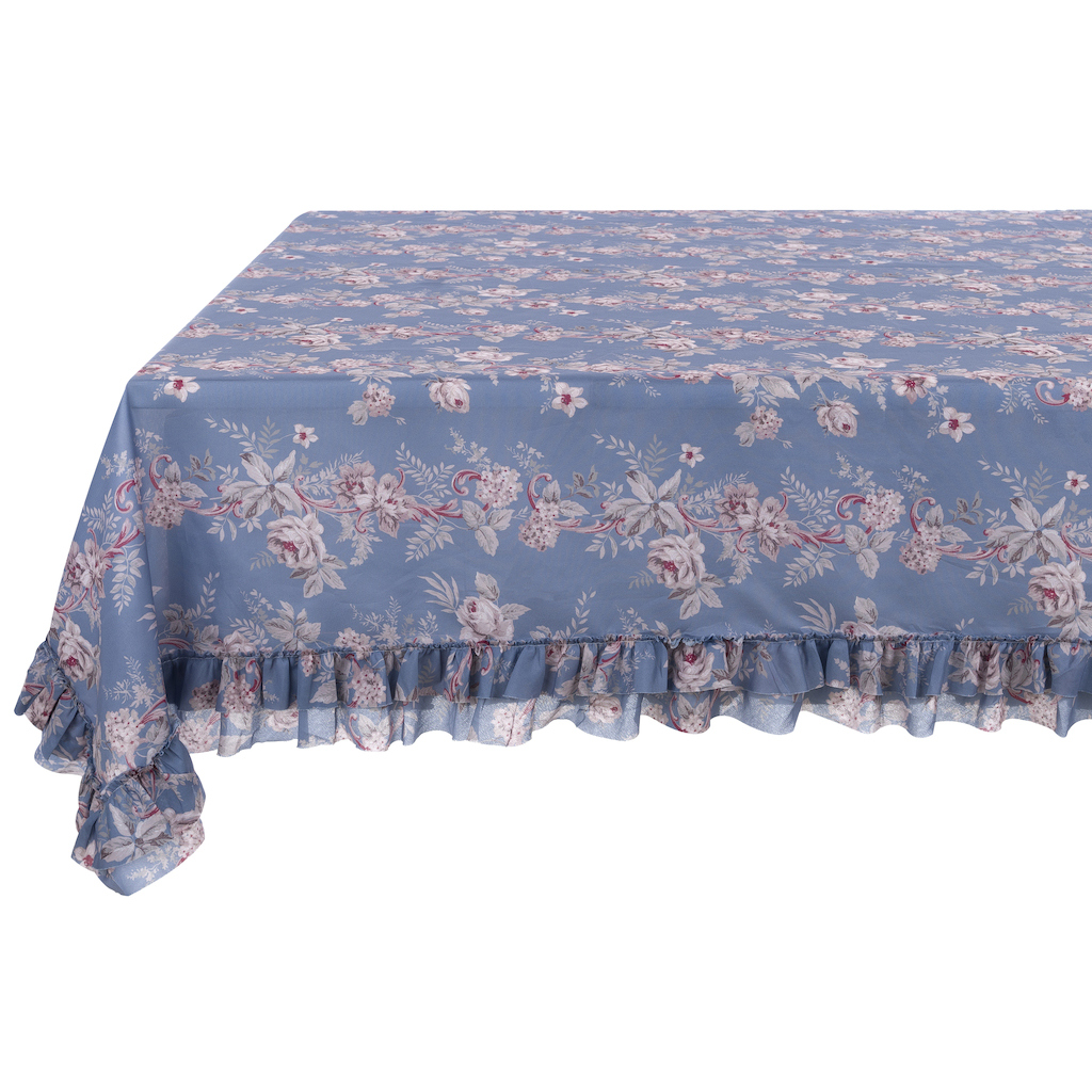 Tovaglietta Americana con Volant , Centrino Provenzale Shabby Chic